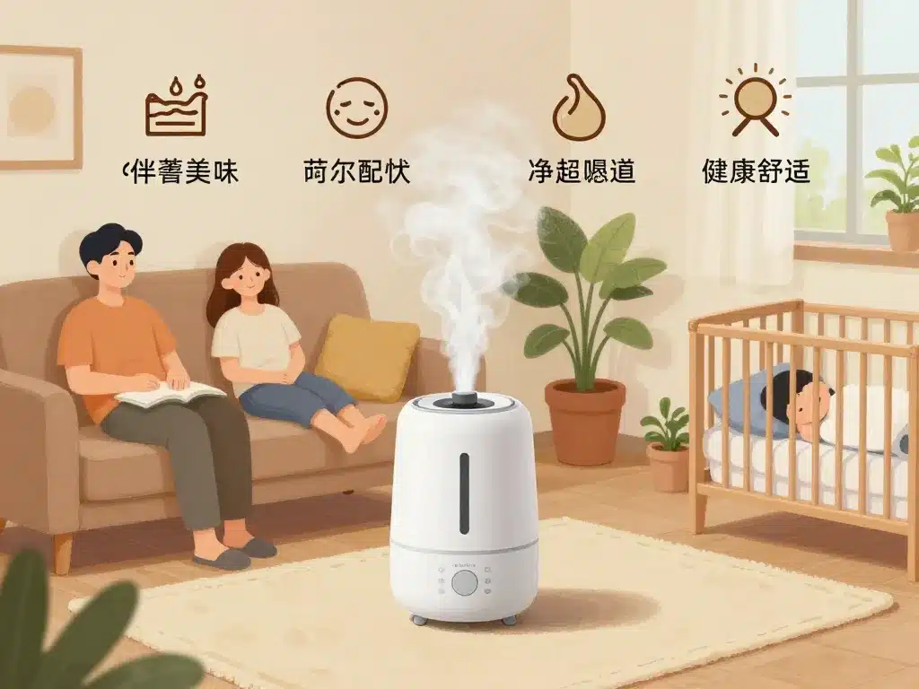 a quoi sert un humidificateur d air pour le confort santé meubles