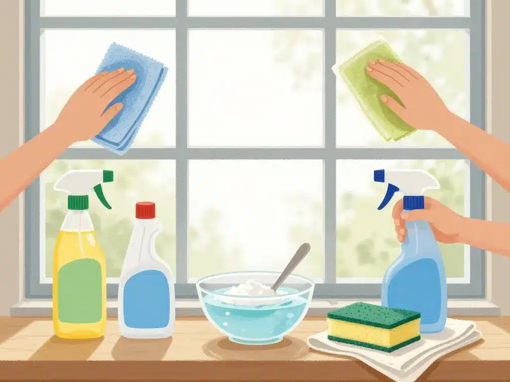 avec quoi nettoyer les vitres nettoyage écologique maison
