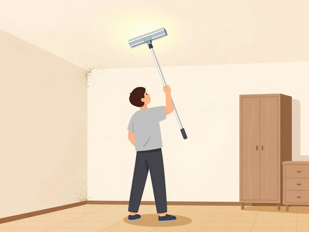 balai telescopique plafond pour nettoyage hauteur