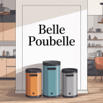belle poubelle dans intérieur design moderne