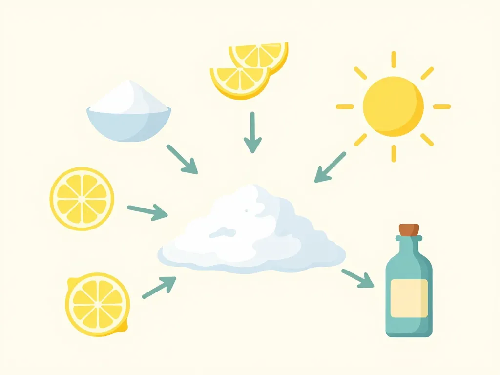 Bicarbonate blanchir linge citron soleil vinaigre