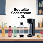 bouteille sodastream lidl machine et bouteilles en avant-plan