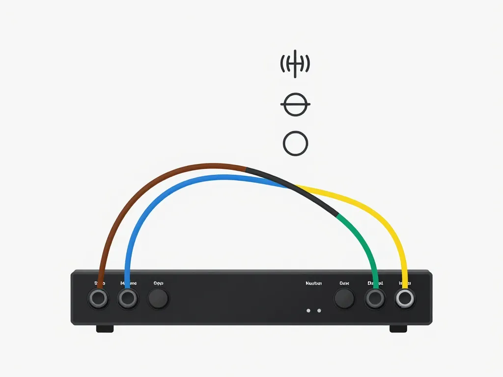 schéma branchement plaque induction 4 fils repérage conducteurs