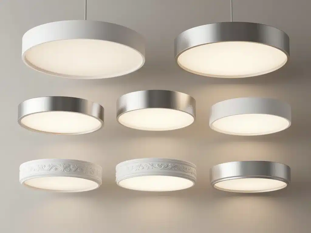 Visuel différents modèles cache pour plafonnier décoratif