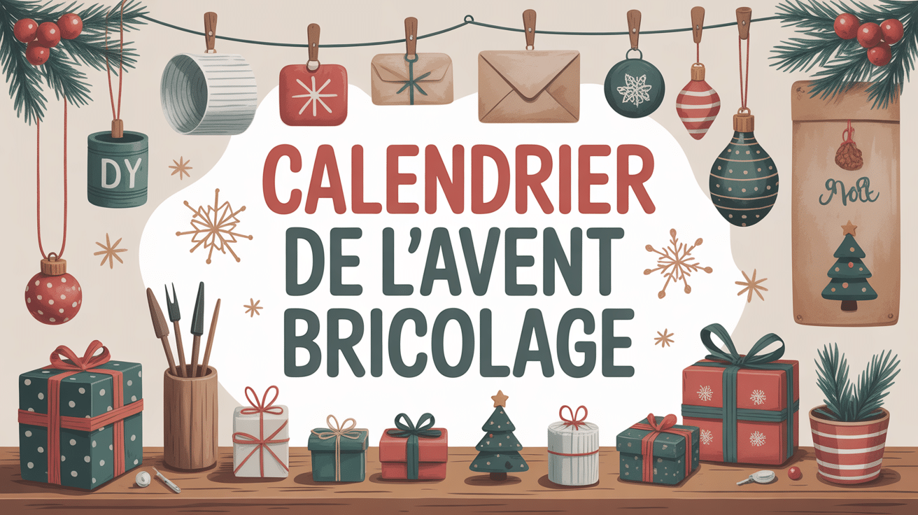 calendrier de l'avent bricolage diy ambiance familiale