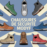 illustration chaussures de sécurité modyf modèles variés