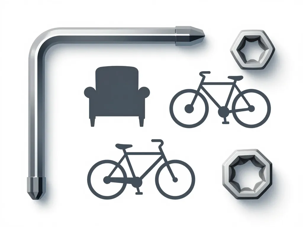 schéma clé imbus usages forme six pans