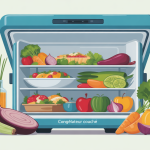 congelateur couché combien de temps illustration conservation aliments