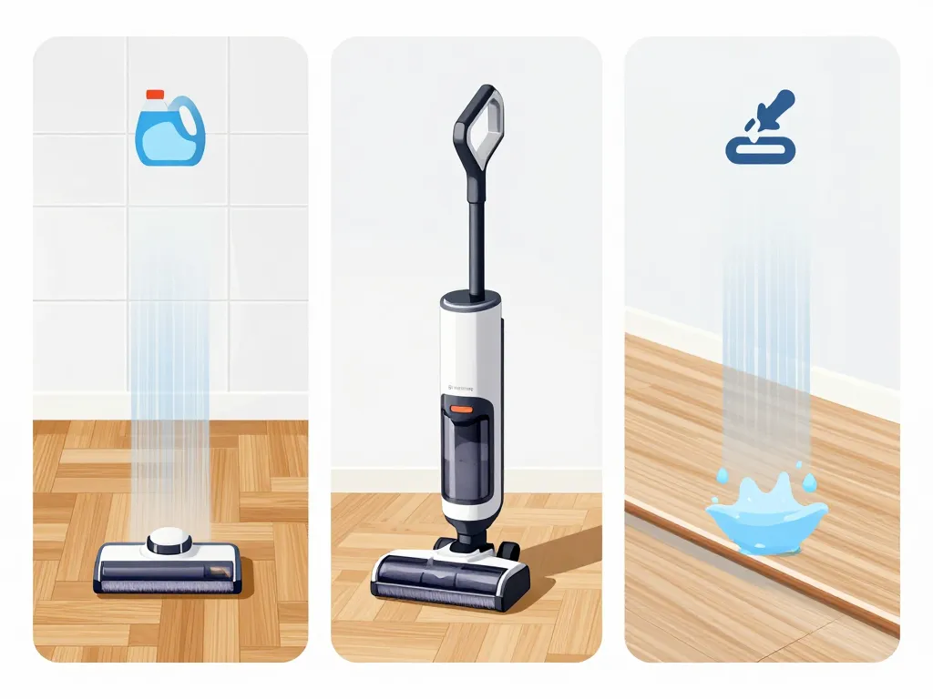 dreame h12 pro laisse des traces concept diagram brosse eau sol