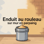 Enduire un mur en parpaing au rouleau, mur biface et outils