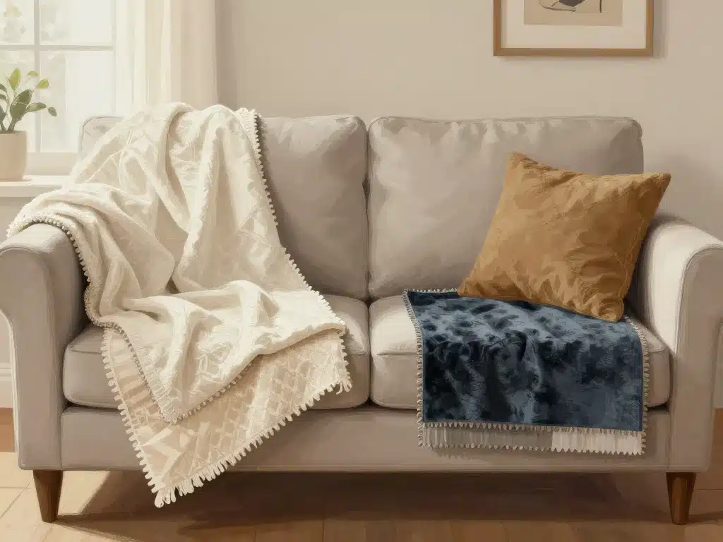 tissus housse pour canapé 2 places avec accoudoirs