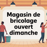 magasin bricolage ouvert ce dimanche illustration outils