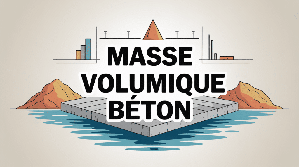 masse volumique béton, dalle et repères techniques