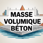 masse volumique béton, dalle et repères techniques