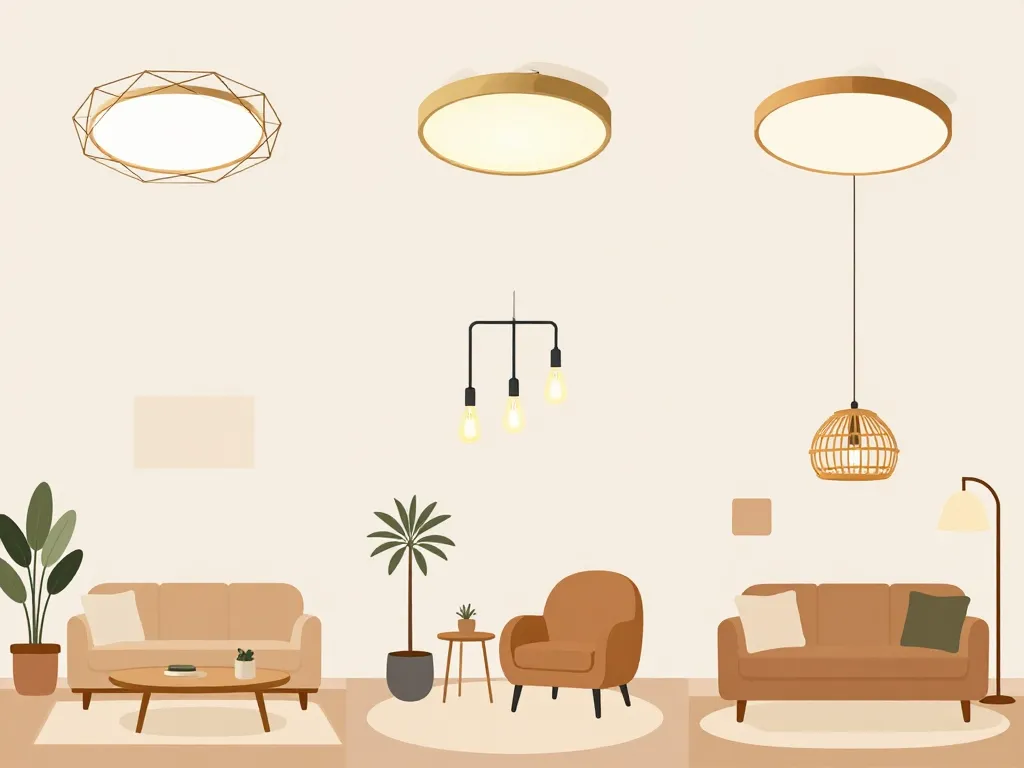 comparatif styles plafonnier salon design salon