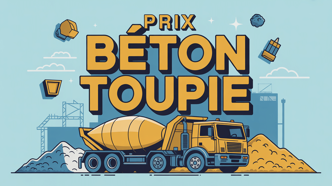 prix beton toupie illustration camion chantier
