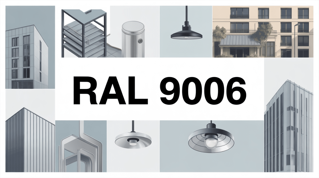 ral colour 9006 applications urbaines et architecturales
