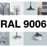 ral colour 9006 applications urbaines et architecturales