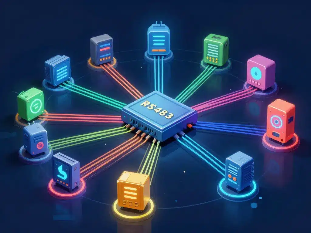 Diagramme RS485 adresse et communication