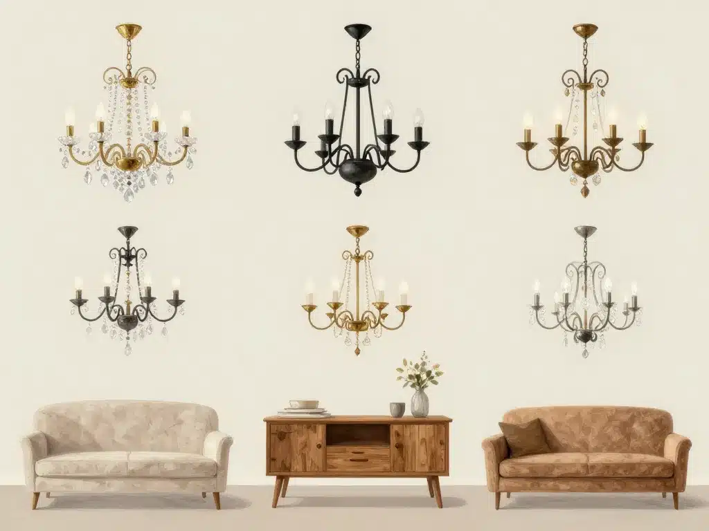 Comparaison styles chandelier lustre moderne et classique