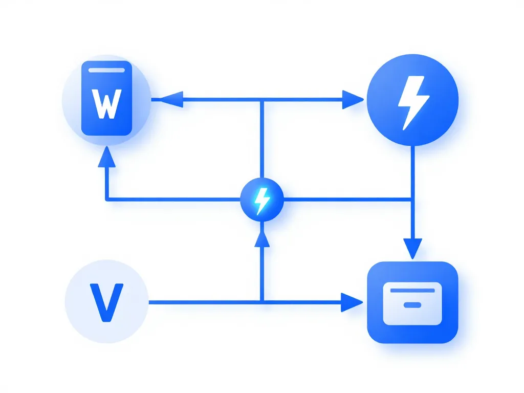 tableau de conversion en watt pour volt et ampère visualisation