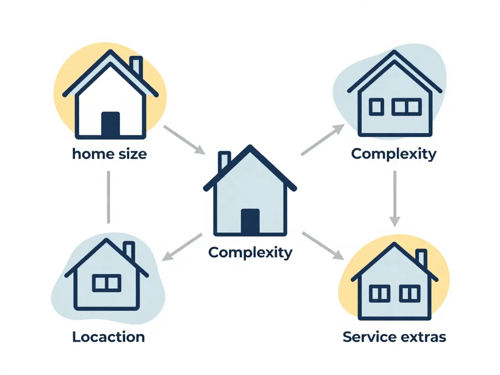 schéma critères influents tarif pour un dpe