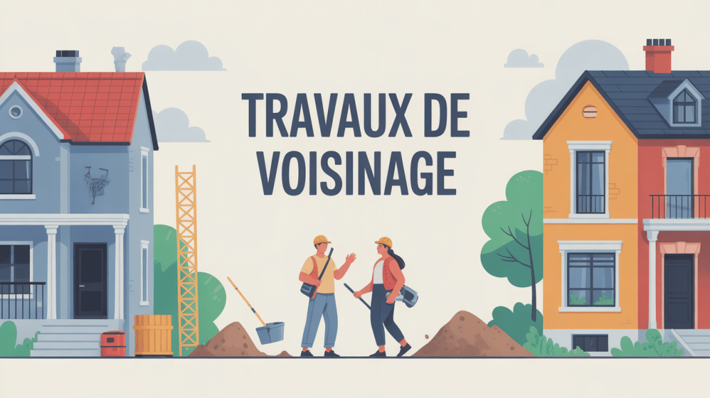 illustration voisin travaux conflit dialogue