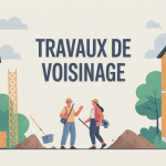 illustration voisin travaux conflit dialogue