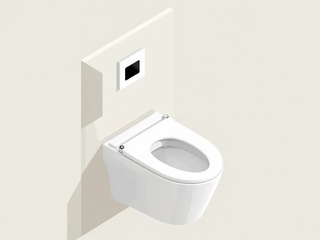 Diagramme coupe wc suspendu geberit et bâti-support