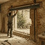 Agrandir fenetre mur porteur en travaux