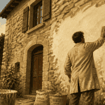 enduit à la chaux facade artisan application