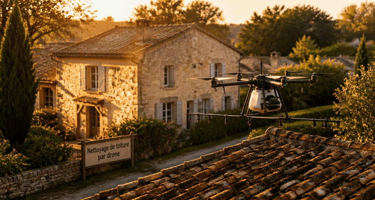 nettoyage toiture par drone avis sur maison ancienne