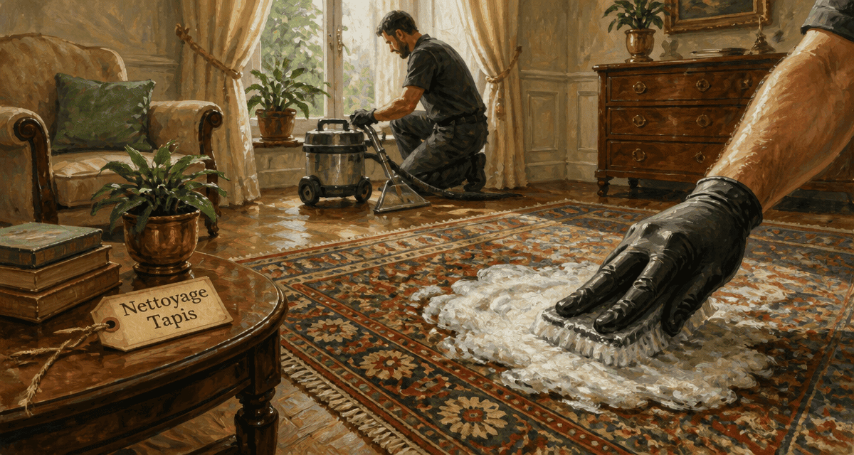ou faire nettoyer un tapis en atelier ou à domicile