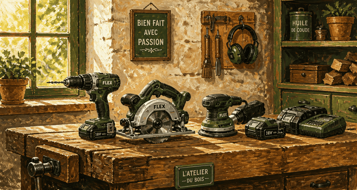 outillage portatif batteries atelier
