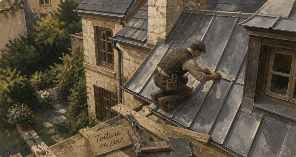 prix d un toit en zinc artisan couvreur