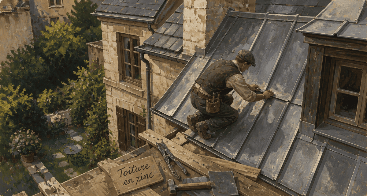 prix d un toit en zinc artisan couvreur