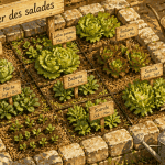 Quand planter des salades dans un potager en carrés