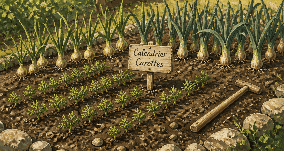 quand semer les carottes en potager familial
