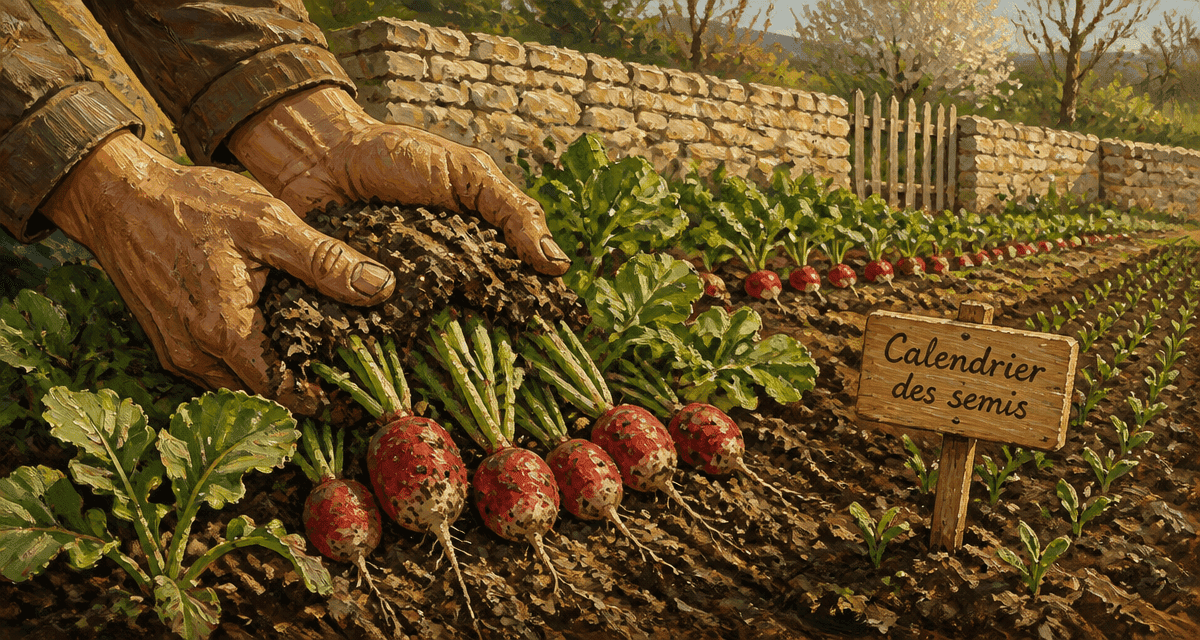 Quand semer les radis, potager en début de printemps