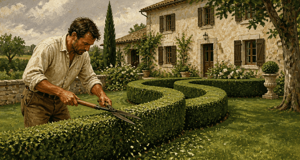 Quand tailler les buis haie jardin