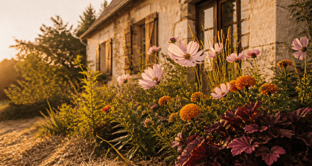que planter en juillet août fleurs massif fleuri jardin