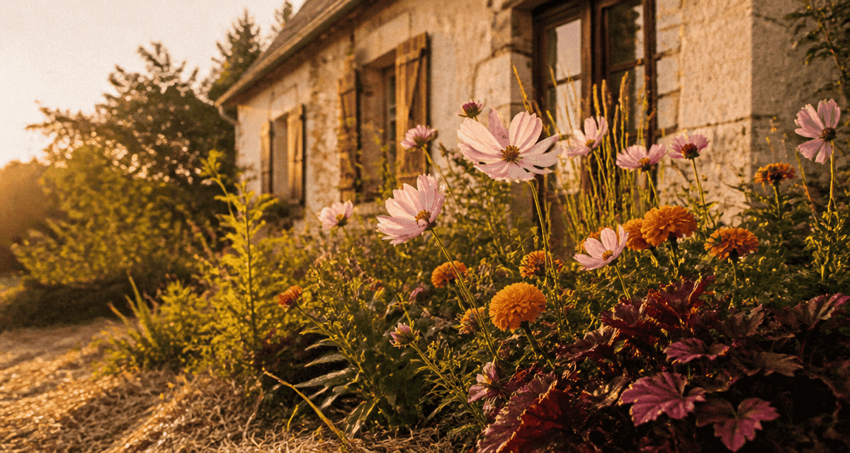 que planter en juillet août fleurs massif fleuri jardin