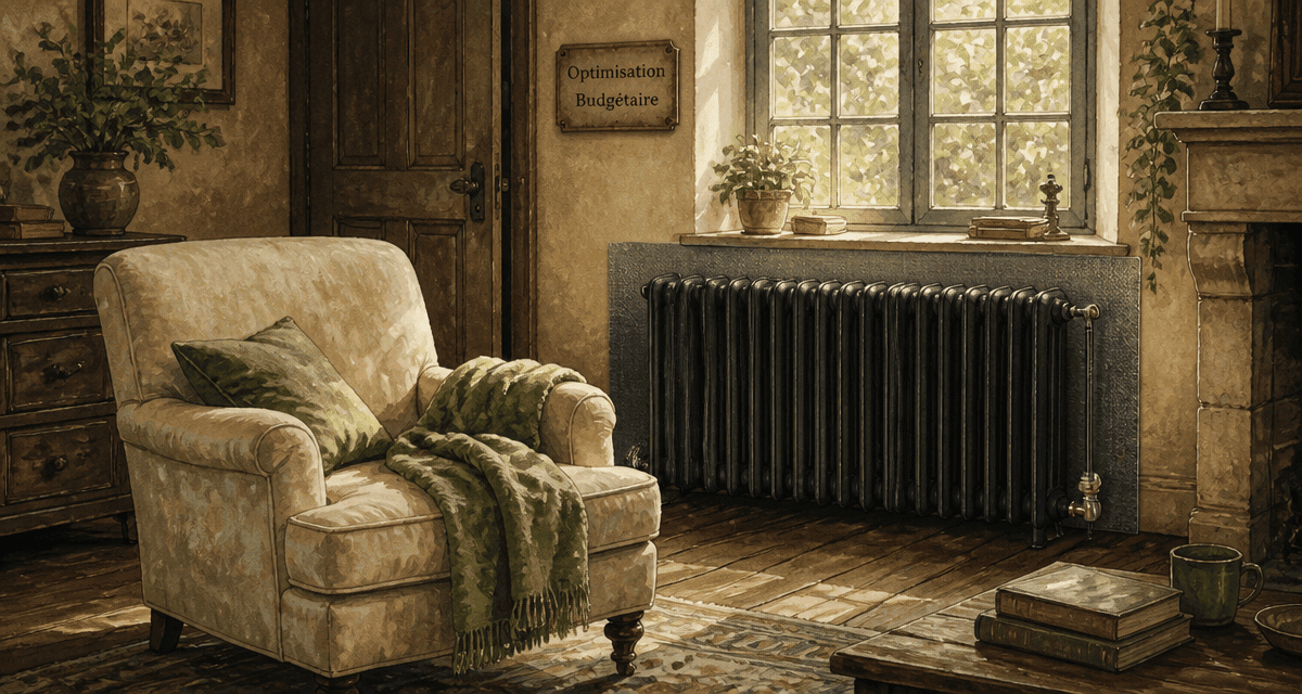Radiateur à inertie consommation sous fenêtre maison ancienne