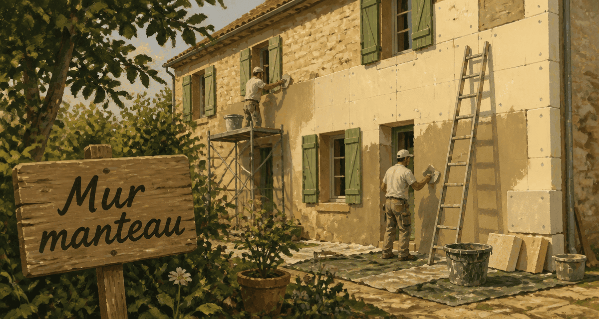 Ravalement ITE façade maison ancienne