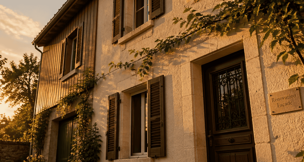 solutions rénover ou embellir façade maison rénovée