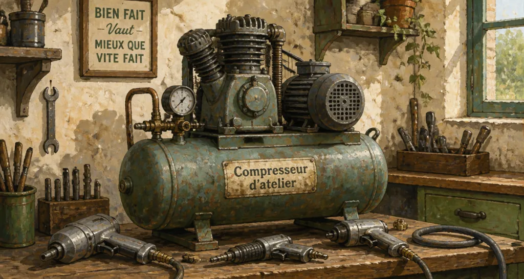 a quoi sert un compresseur d'air dans un atelier