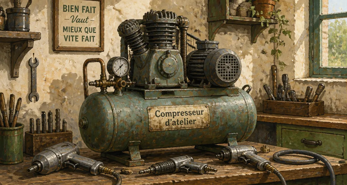 a quoi sert un compresseur d'air dans un atelier