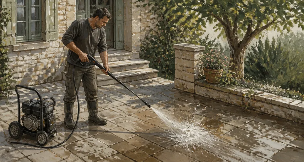 comment fonctionne un karcher sur terrasse en pierre