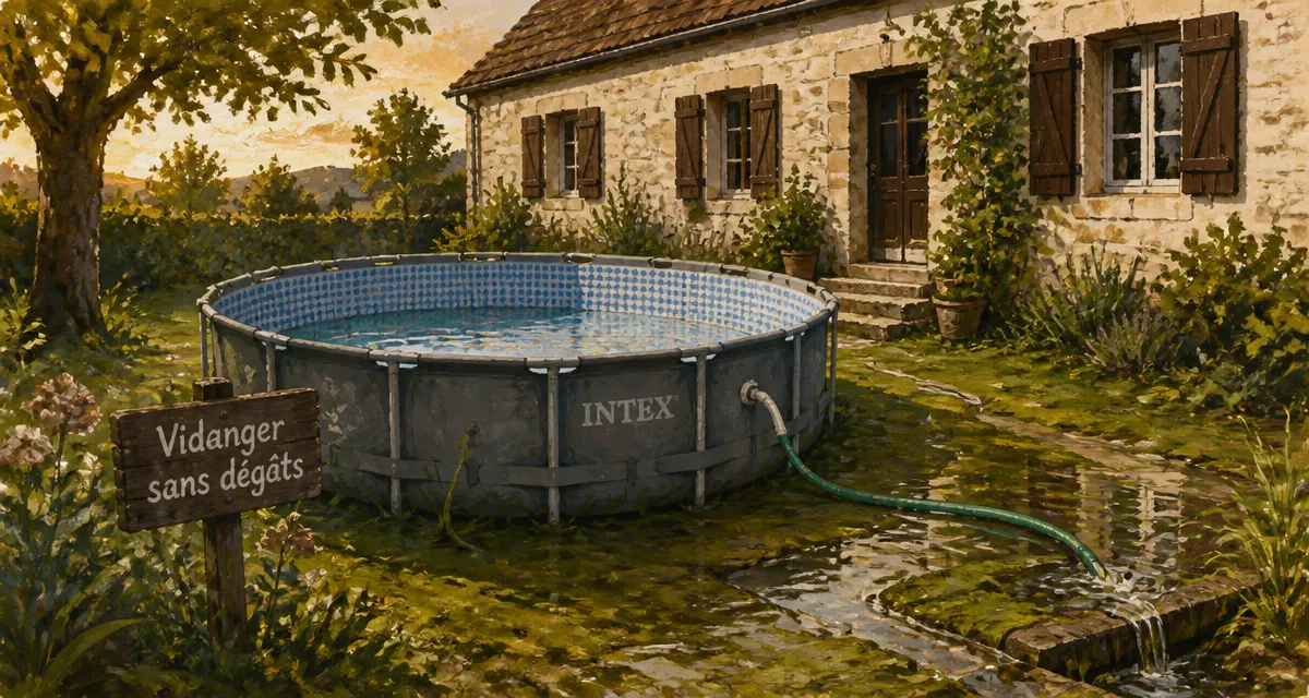 comment vidanger une piscine intex en toute sécurité