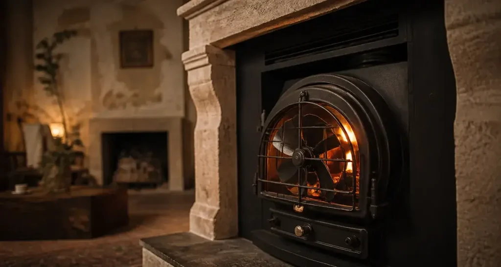 Insert avec ventilateur fonctionnement : chauffe optimale